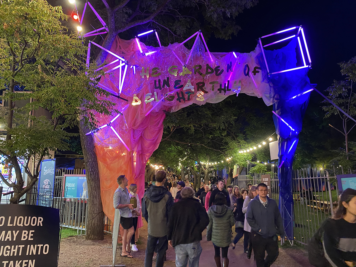 entrance to garden of unearthly delights