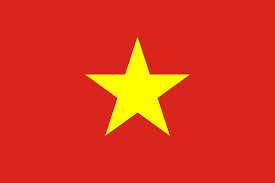 red flag with yellow star - Vietnam flag