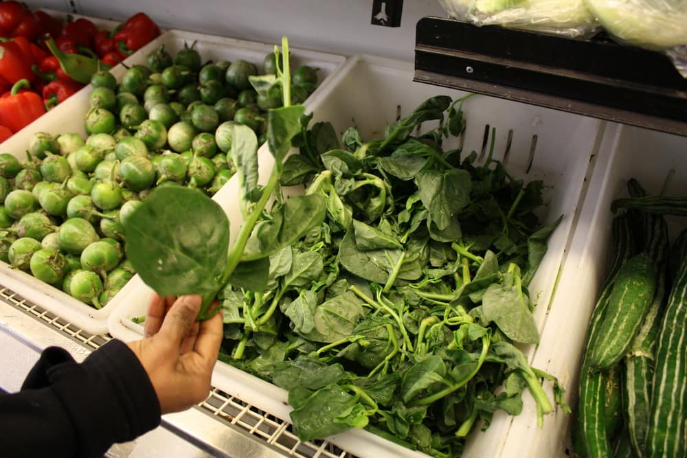 spinach - foods that are high in iron