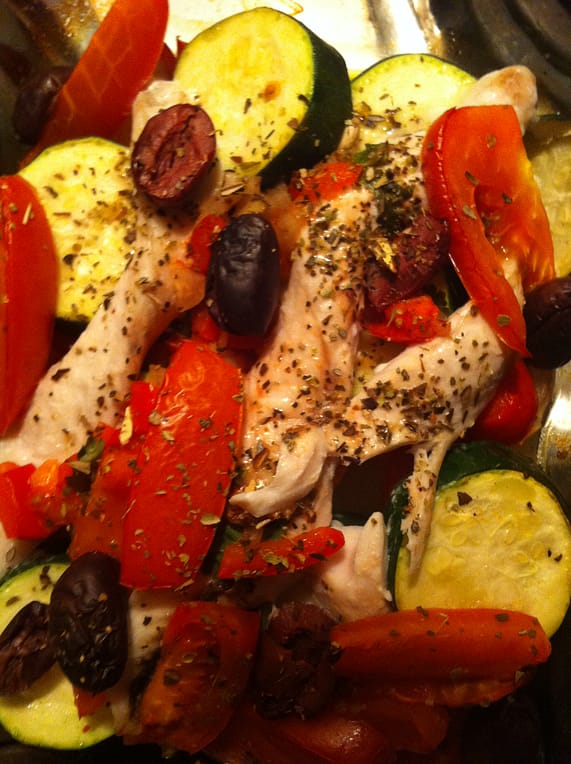 baked flathead provencale