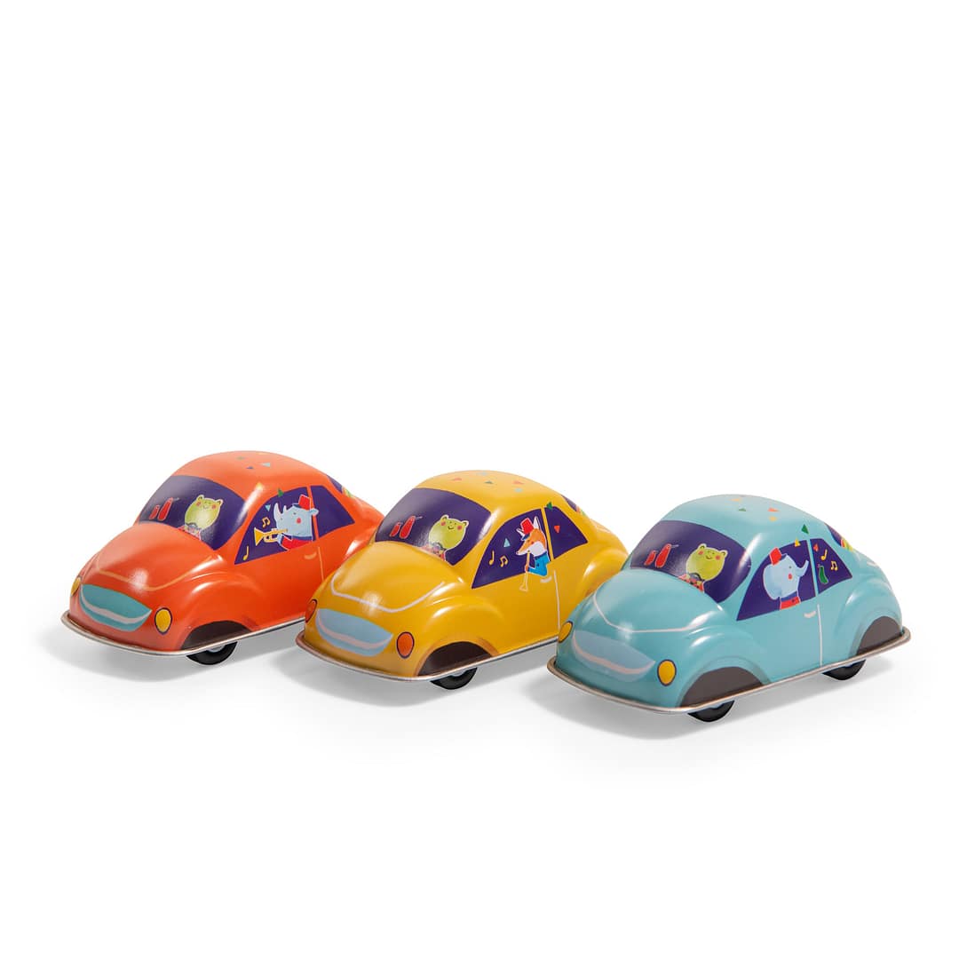 Les Jouets metal 12 assorted friction cars