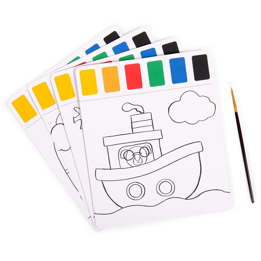 Les Popipop magic palette painting