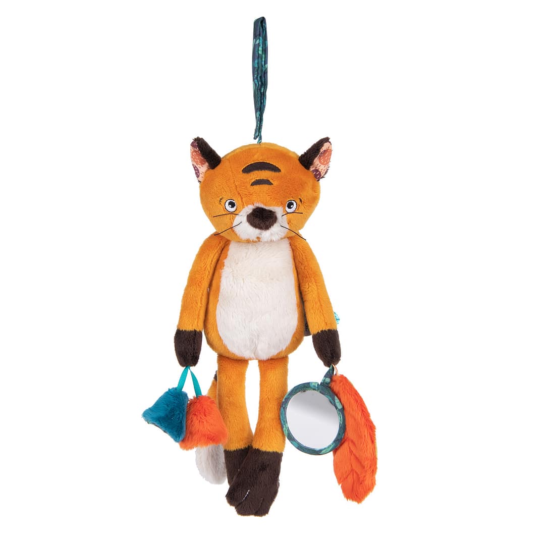 Dans la Jungle Tiho hanging activity tiger