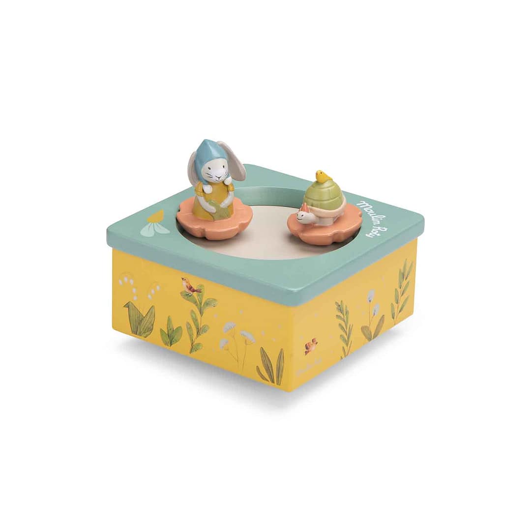 Trois Petits Lapins musical box