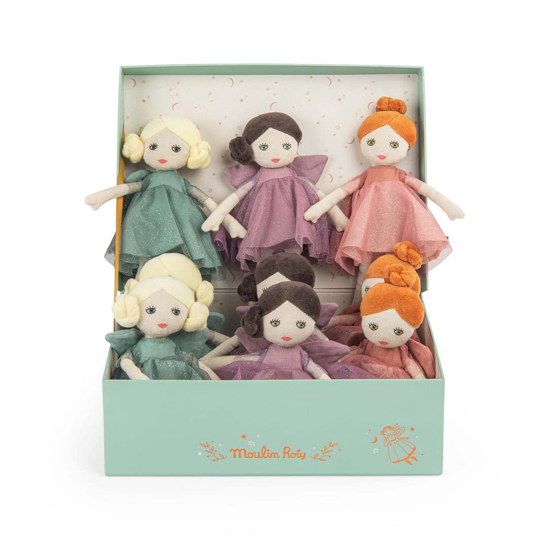 Les Fees 9 assorted fairy dolls