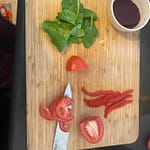 accoutrements for lentil veggie burger recipe