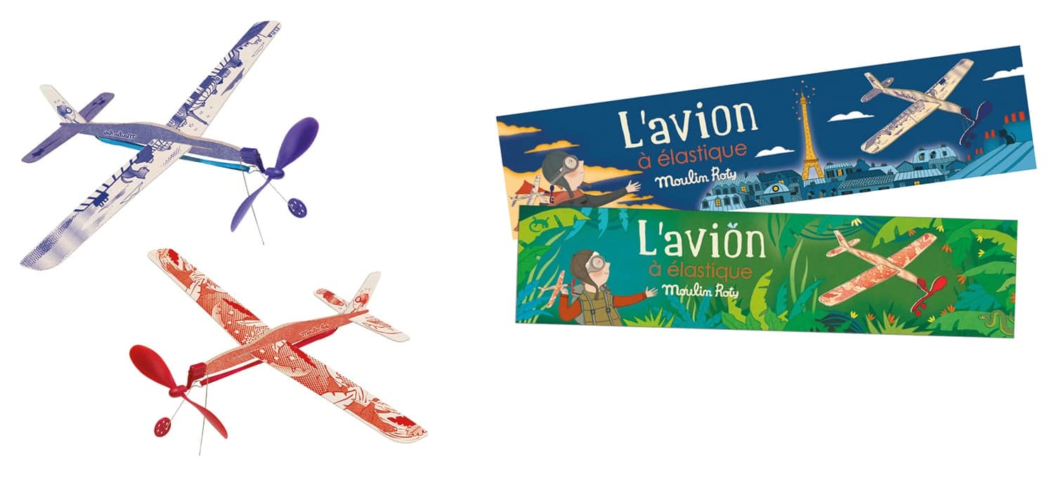 Les Petites Merveilles 24 assorted rubber band planes