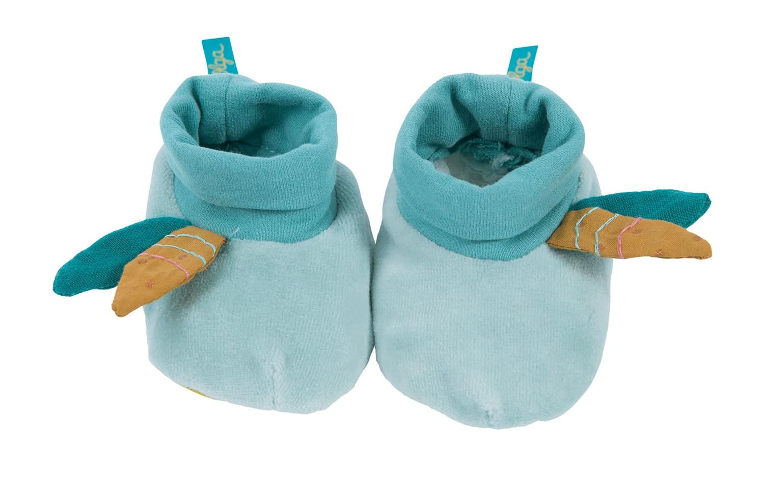 Le Voyage d'Olga Josephine slippers (0-6mths)