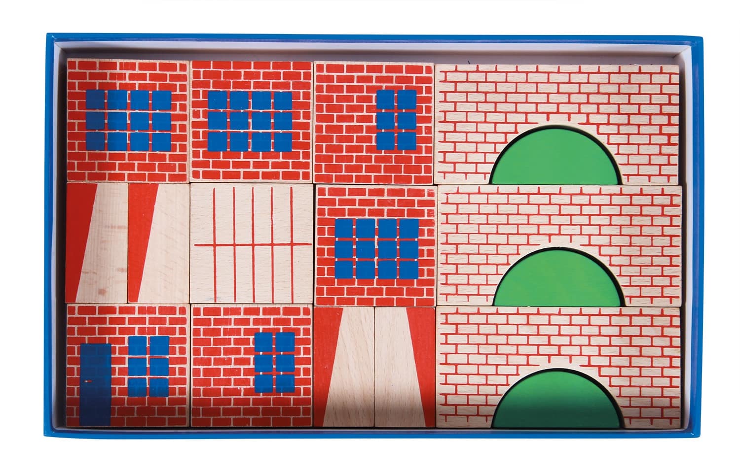 Dans la Ville wooden building blocks (40 pieces) - Image 4