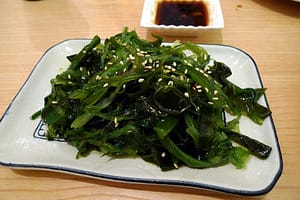 edible seaweed plate of edible seaweed