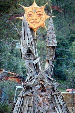 winter solstice bonfire - melbourne