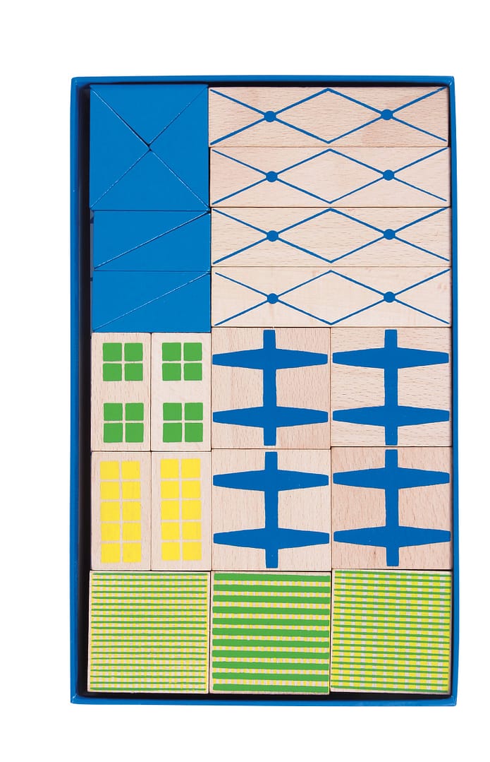 Dans la Ville wooden building blocks (40 pieces) - Image 3