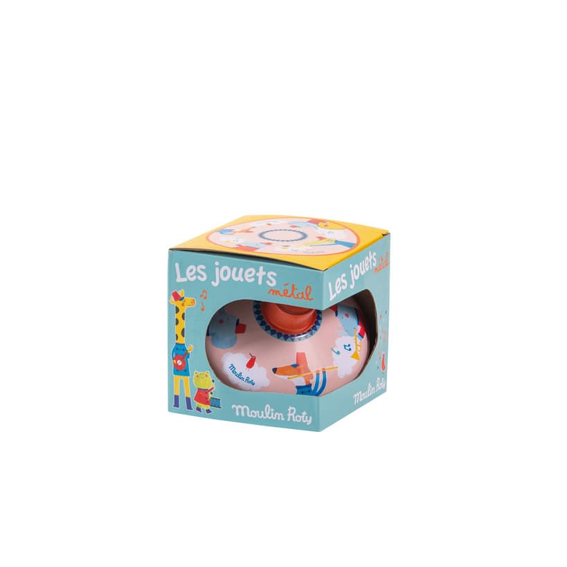 Les Jouets metal small fanfare spinning top - Image 2